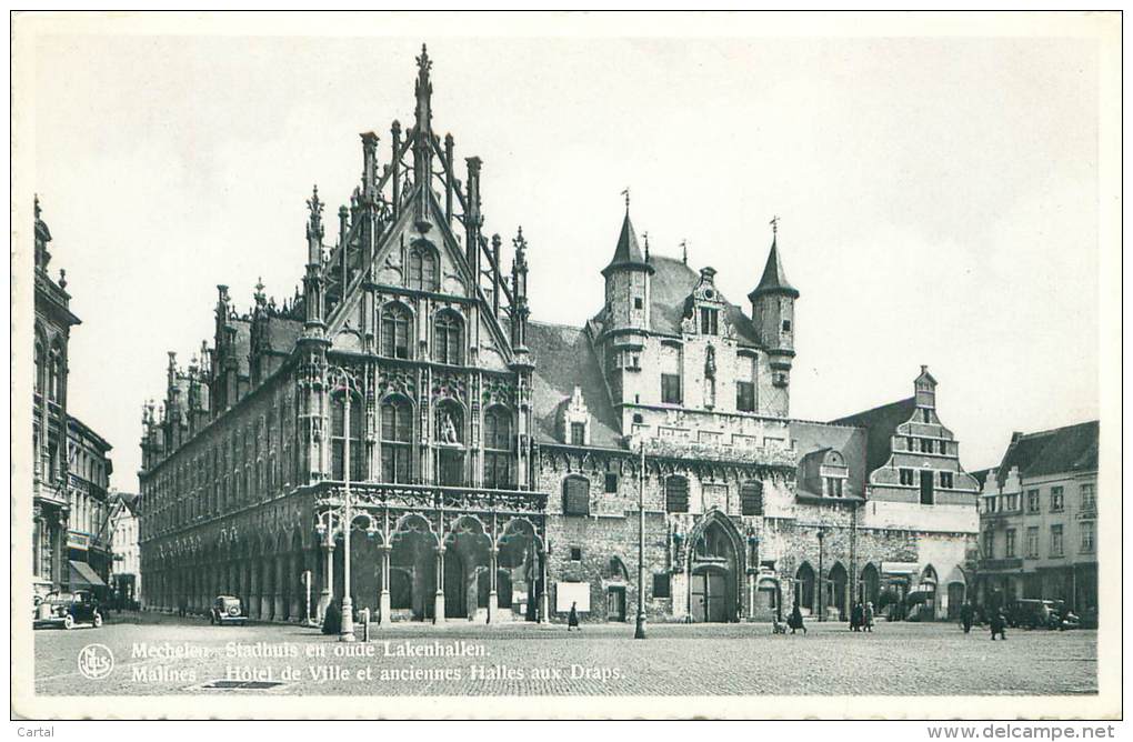 MALINES - Hôtel De Ville Et Anciennes Halles Aux Draps - Mechelen