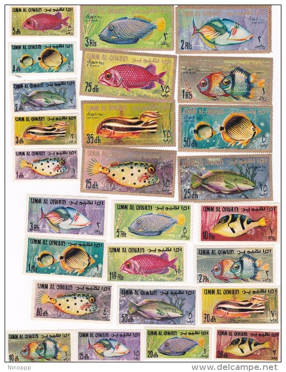 Um Al Qiwain 1967 Fishes MNH - Fishes