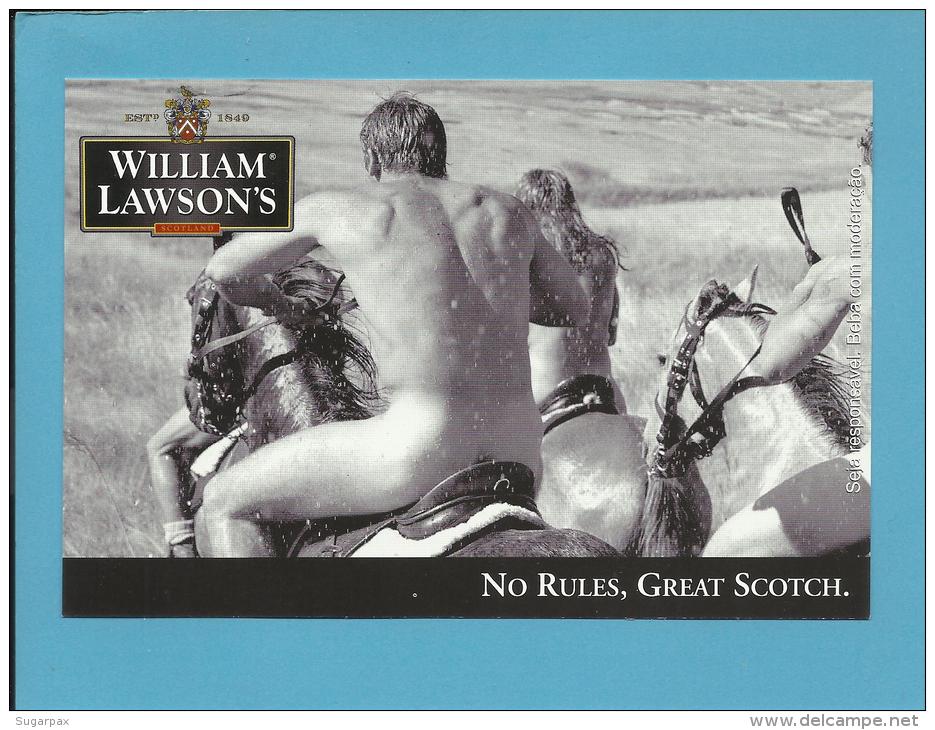 Whisky William Lawson's - 11 / 2002 - No Rules, Great Scotch - ADVERTISING - From PORTUGAL- 2 Scans - Alcohol