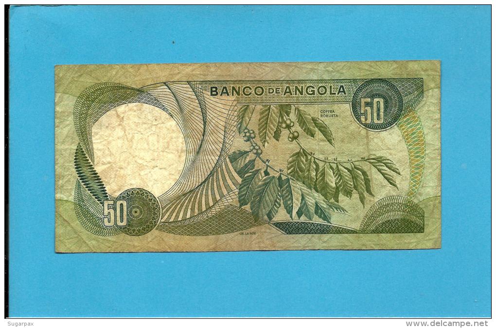 ANGOLA - 50 ESCUDOS - 24.11.1972 - P 100 - MARECHAL CARMONA - PORTUGAL - Angola