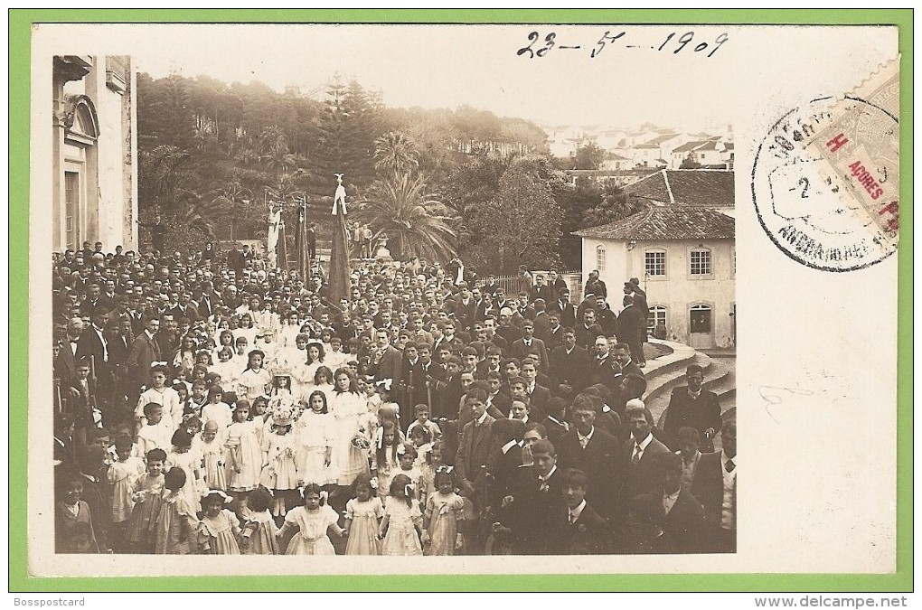 Angra Do Heroísmo - Festejos Do Espírito Santo - Procissão - Filatelia - Ilha Terceira - Açores - Portugal - Açores