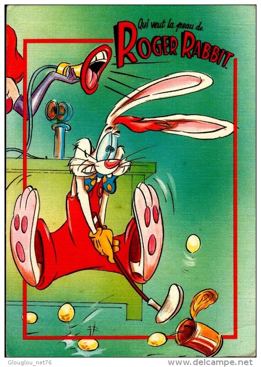 ROGER RABBIT....CPM - Bandes Dessinées