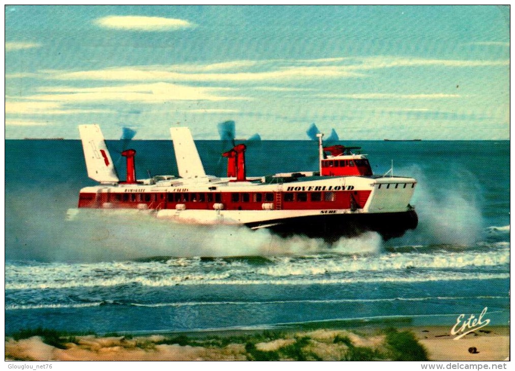 CALAIS..AEROGLISSEUR....CPM - Hovercraft