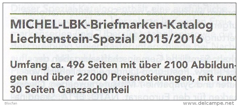 Schweiz+Liechtenstein Spezial Briefmarken Katalog LBK/MICHEL 2015/2016 neu 72€ mit Genf UNO Ämter catalogues of Helvetia