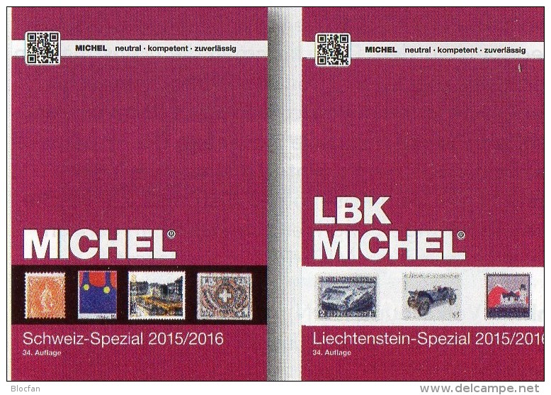 LBK/MICHEL Schweiz+Liechtenstein Spezial Briefmarken Katalog 2015/2016 Neu 72€ Mit Genf UNO Ämter Catalogues Of Helvetia - Literatur & Software