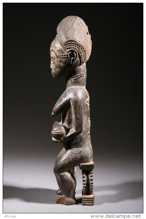 Art Africain Statue Baoulé - Art Africain