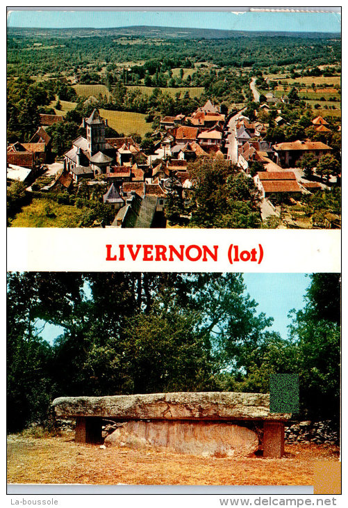 46 LIVERNON - Carte à Double Vues --- - Livernon