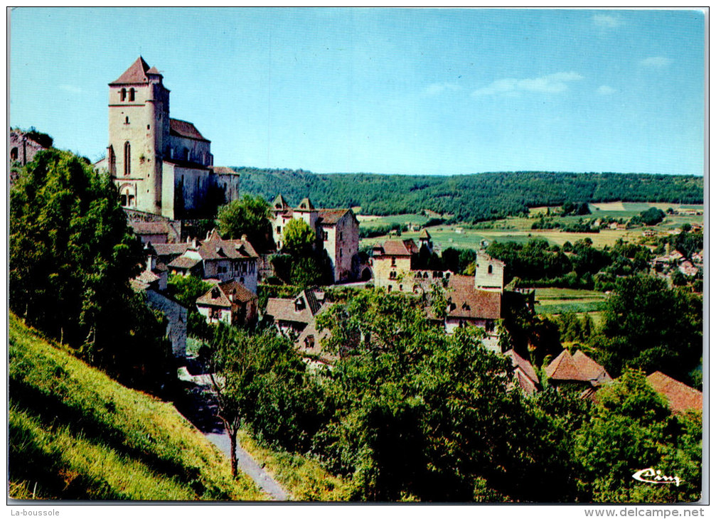 46 SAINT CIRQ LAPOPIE -vue D'ensemble Du Village ---- - Saint-Cirq-Lapopie