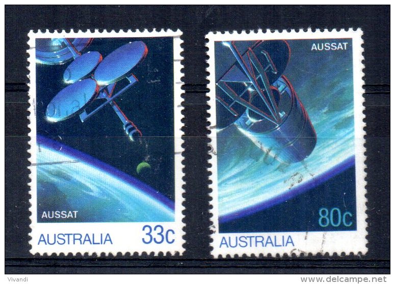 Australia - 1986 - AUSSAT National Communications Satellite System - Used - Oblitérés