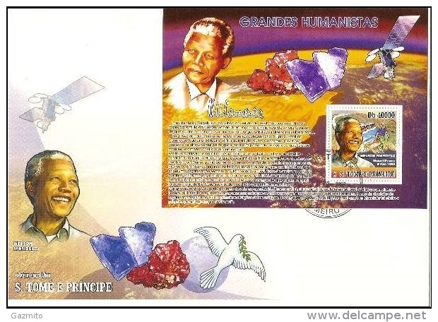 S. Tomè 2007, Mandela, Minerals, Satellite, BF In FDC - Africa