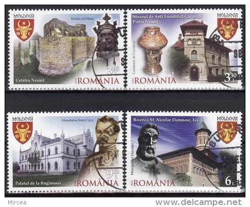 Roumanie 2015 - Moldavie 4v. Obliteres - Used Stamps