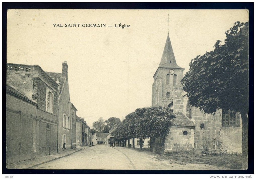 Cpa  Du 91  Val Saint Germain -- L' église     BB17 - Autres & Non Classés