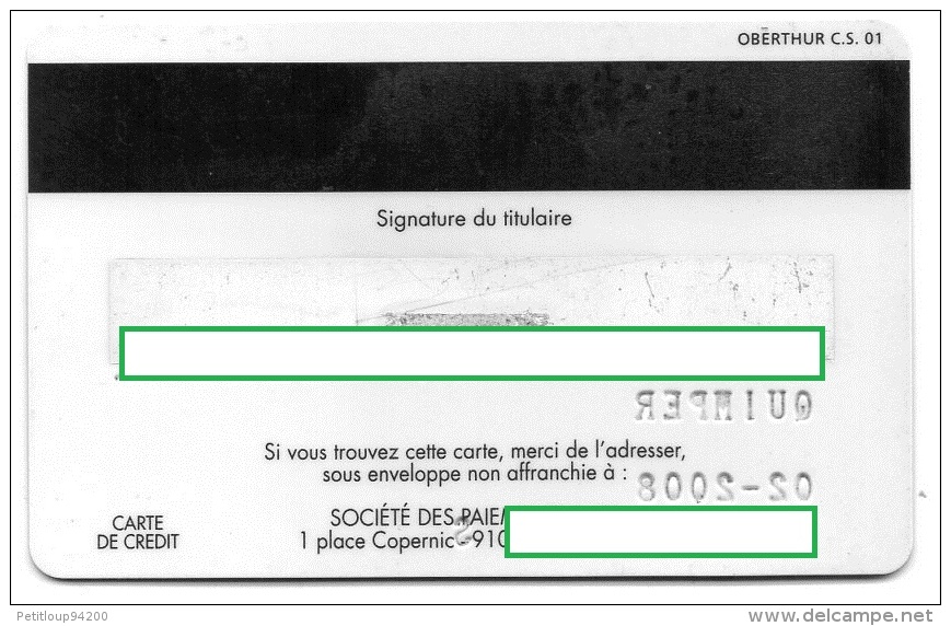 CARTE DE FIDELITE/CARTE DE CREDIT CARREFOUR  Pass - Cartes De Fidélité Et Cadeau