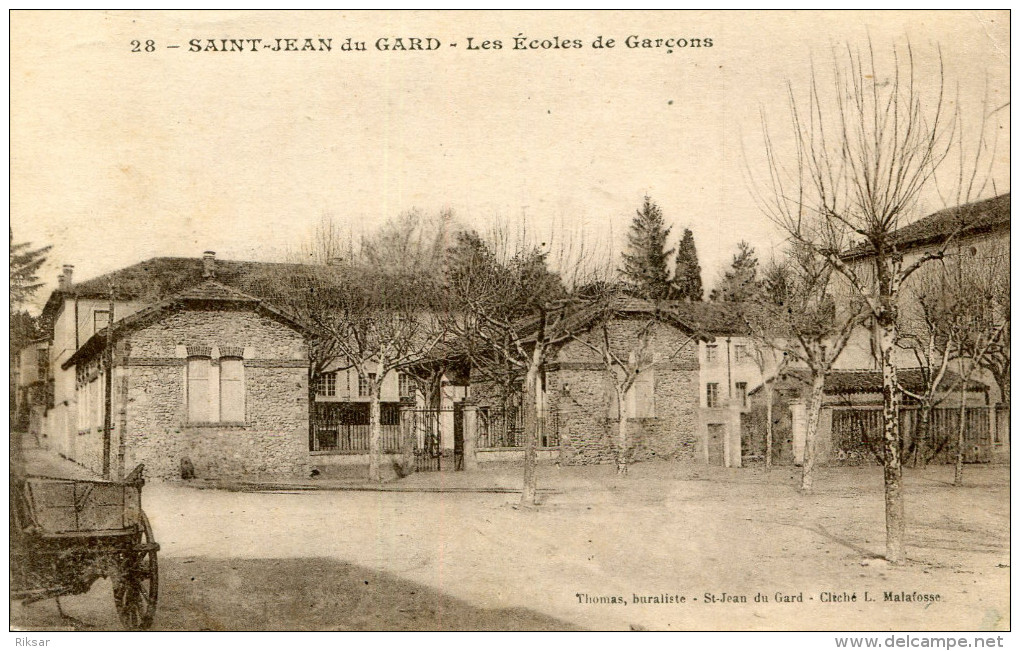 SAINT JEAN DU GARD(GARD) ECOLE - Saint-Jean-du-Gard