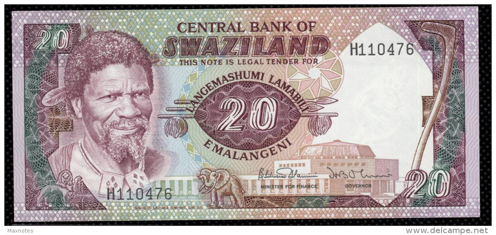 SWAZILAND :  20 Emalangeli - P11b - Swaziland