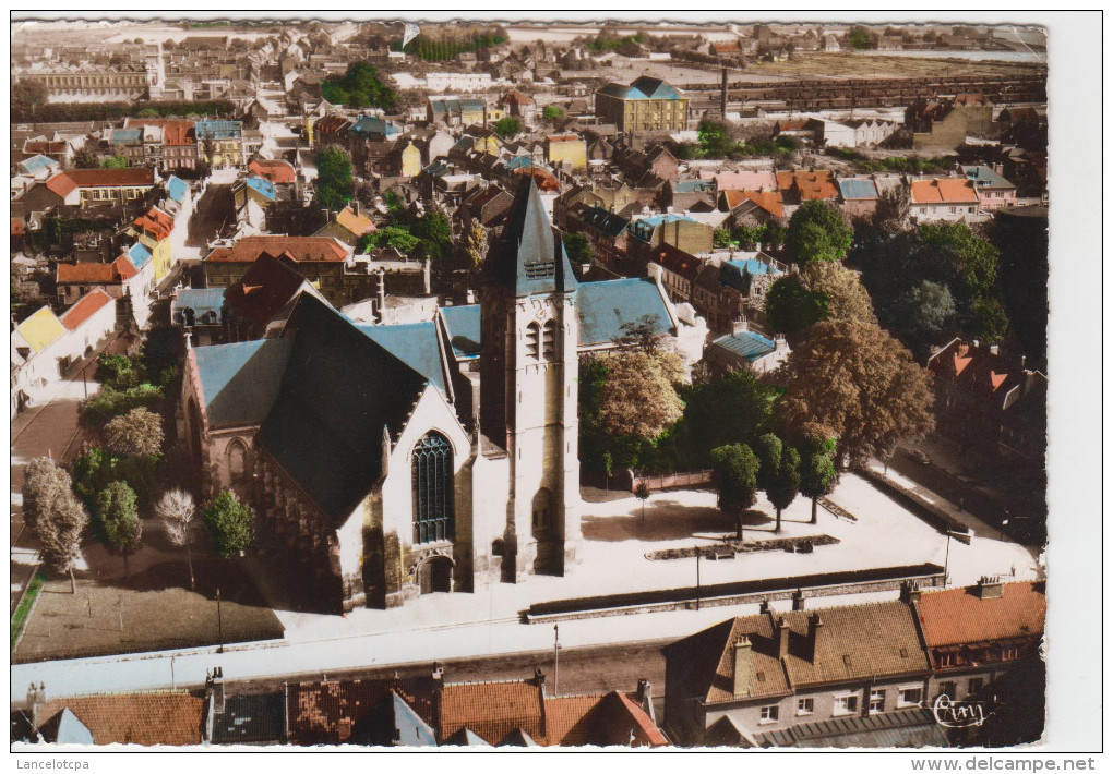 59 - SECLIN / VUE AERIENNE SUR L'EGLISE SAINT PIAT - Seclin