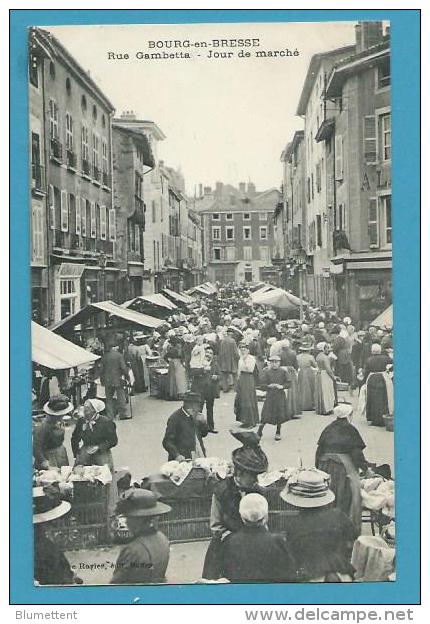 CPA - Métier Marchands Ambulants Jour De Marché BOURG EN BRESSE 01 - Otros & Sin Clasificación