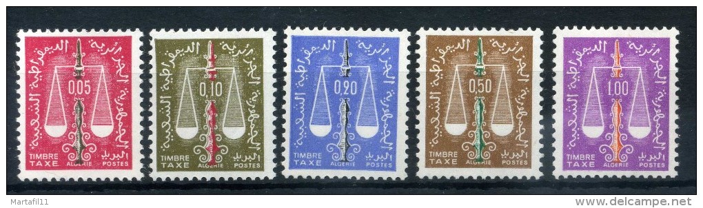 1963 ALGERIA SERIE COMPLETA ** (SEGNATASSE) - Algeria (1962-...)