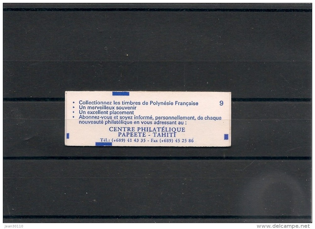 POLYNÉSIE  Année  1996 Carnet  N° Y/T :507 - Markenheftchen