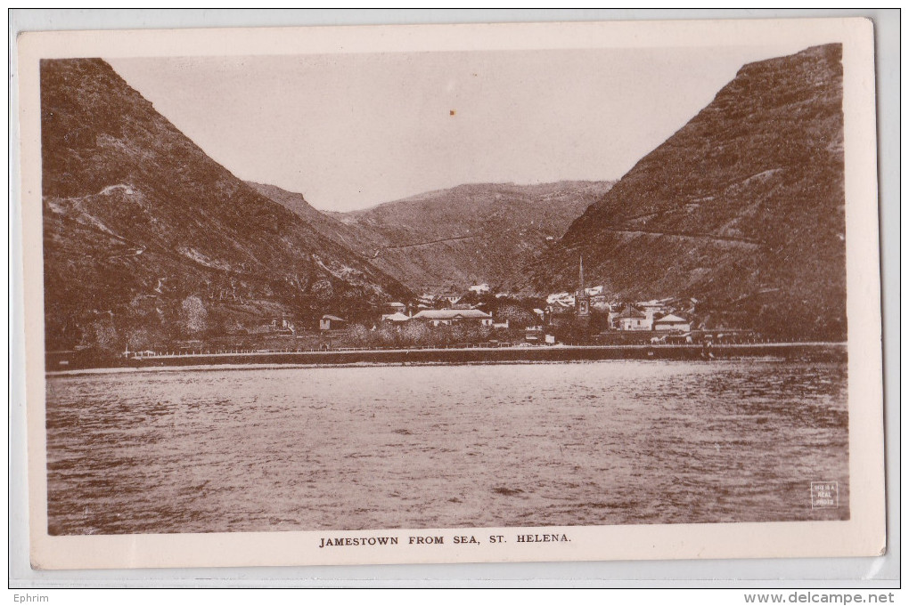 Île Sainte-Hélène - Saint Helena Island - Jamestown From Sea - St. Helena