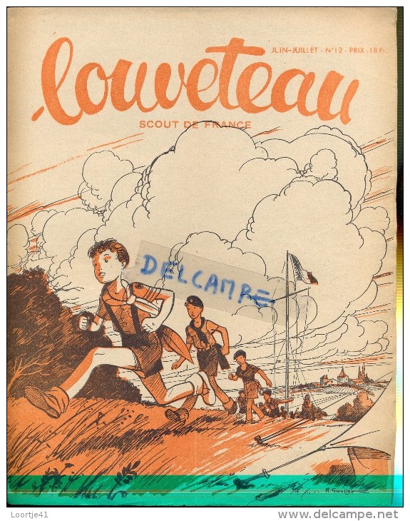 Tijdschrift Magazine Louveteau - L´Escoute - Scoutisme - Scouts  1946  N° 12 - 1900 - 1949