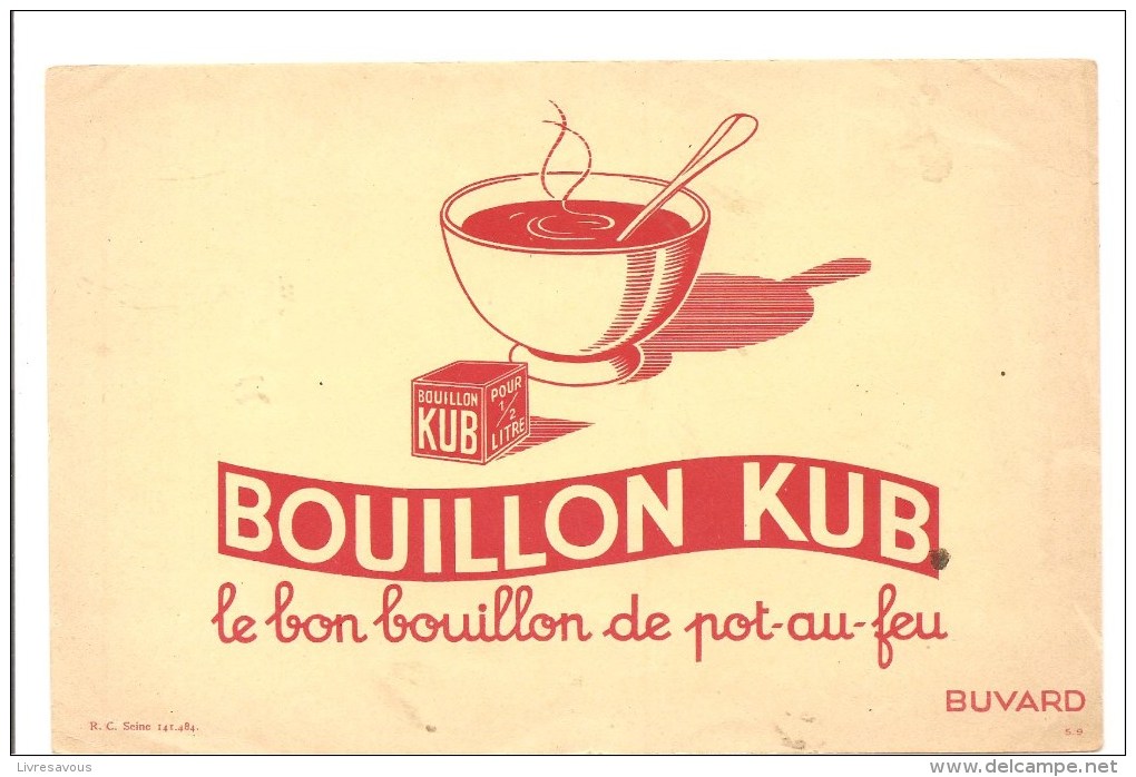 Buvard Bouillon KUB Le Bon Bouillon De Pot Au Feu - Soups & Sauces