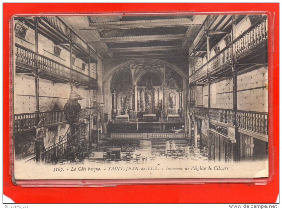 CIBOURE C/ Hendaye - Intérieur De L'Eglise - Ciboure