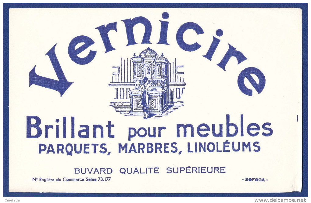 VERNICIRE, Brillant Pour Meubles. - V