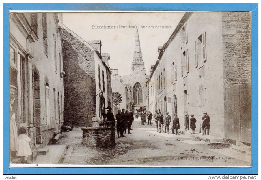 56 - PLUVIGNER --  Rue Des Fontaines - Pluvigner