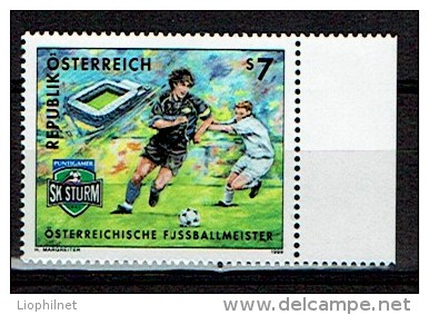AUTRICHE AUSTRIA 1999, FOOTBALL, 1 Valeur, Neuve / Mint. R1075 - Neufs
