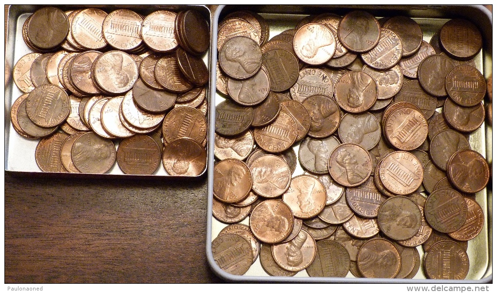 LOT DE 201 PIECES   " ONE CENT "   ANNEES DIVERSES - Lots & Kiloware - Coins