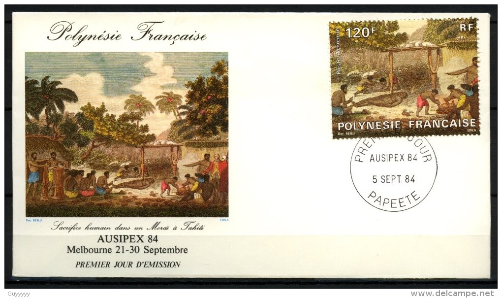 Polynésie Française - FDC - 1984 - Yvert N° PA 184 - FDC