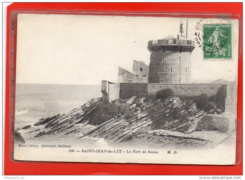 - CIBOURE C/ Hendaye - SOCOA -   Le Fort De Socoa - Ciboure