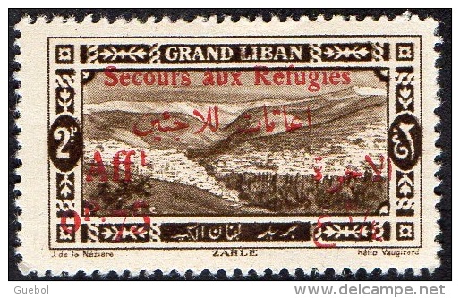 Grand Liban - N°  69 * Site - Zarle , Surcharge, Aide Aux Réfugiés - Nuevos