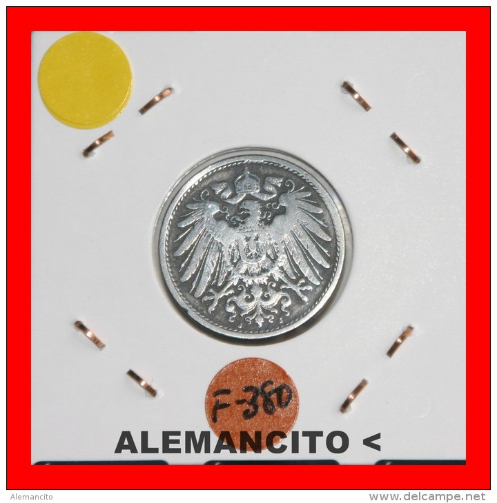 ALEMANIA -  IMPERIO  -  DEUTSCHES REICH  -  1898-J - 5 Pfennig