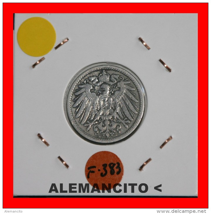 ALEMANIA -  IMPERIO  -  DEUTSCHES REICH  -  1893-A - 5 Pfennig