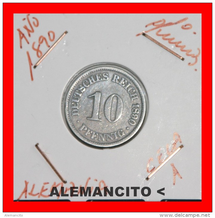 ALEMANIA -  IMPERIO  -  DEUTSCHES REICH  -  1890-A - 5 Pfennig