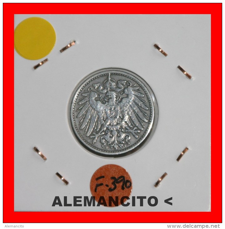 ALEMANIA -  IMPERIO  -  DEUTSCHES REICH  -  1902-F - 5 Pfennig