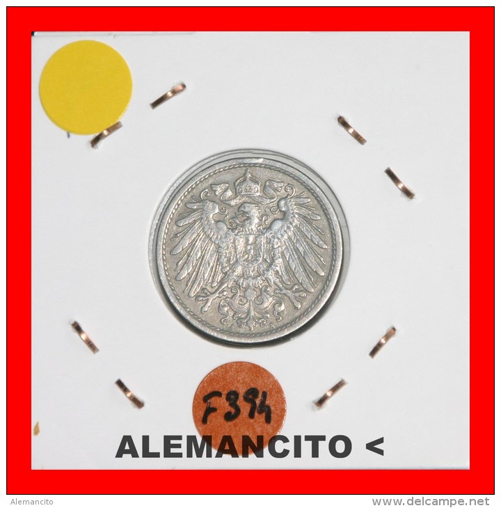 ALEMANIA -  IMPERIO  -  DEUTSCHES REICH  -  1910-A - 5 Pfennig