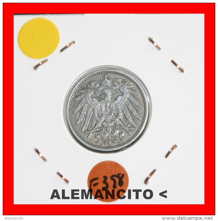 ALEMANIA -  IMPERIO  -  DEUTSCHES REICH  -  1911-J - 5 Pfennig