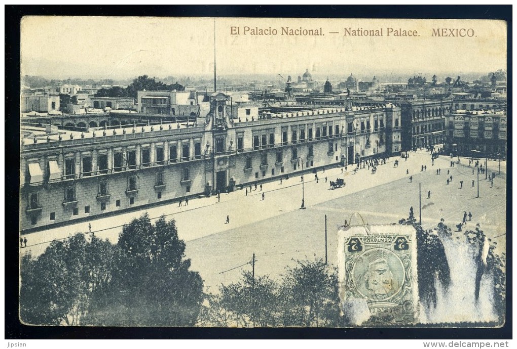 Cpa Du Mexique Mexico  --  El Palacio Nacional -- National Palace   BB18 - Mexique