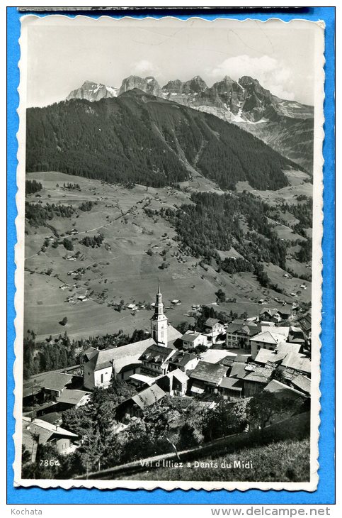 NOV394, Val D'Illiez Et Dents Du Midi, 7864, Circulée 1949 - Val-d'Illiez 