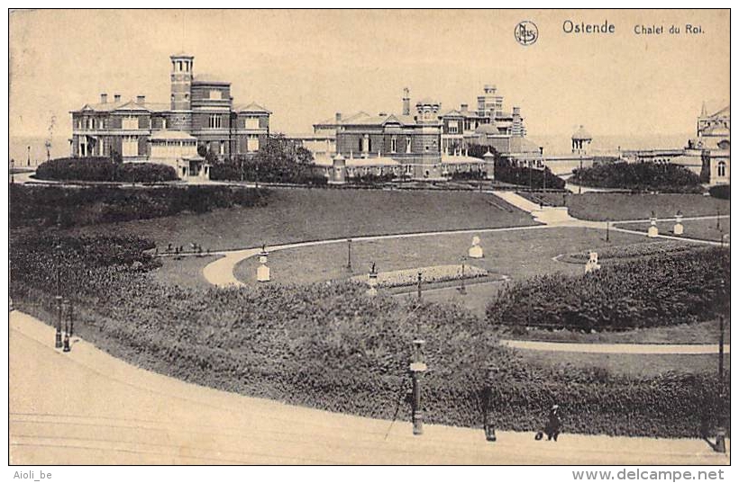 Ostende  Châlet Du Roi. - Carte Circulée En 1925 - Oostende