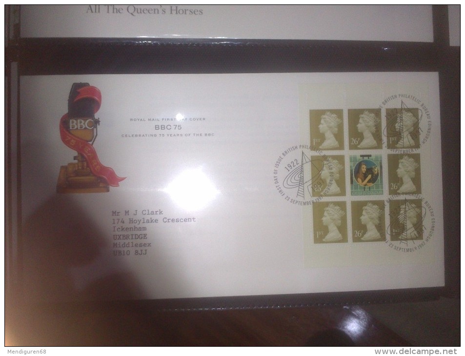 GB 1997 FROM BBC PRESTIGE BOOKLET FDC - Lettres & Documents