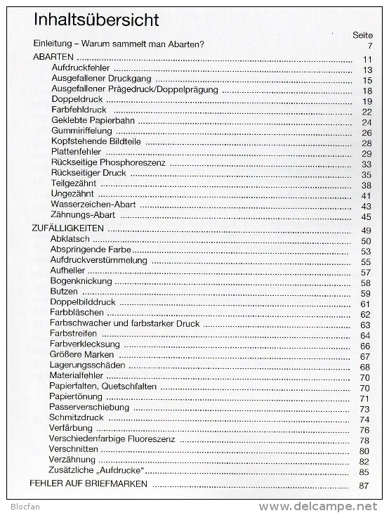 Abarten-Führer MICHEL 2008 Neu 10€ Anleitung Bestimmung Abarten/Fehlern Special Catalogue Germany ISBN 978-3-87858-159-8 - Material Und Zubehör