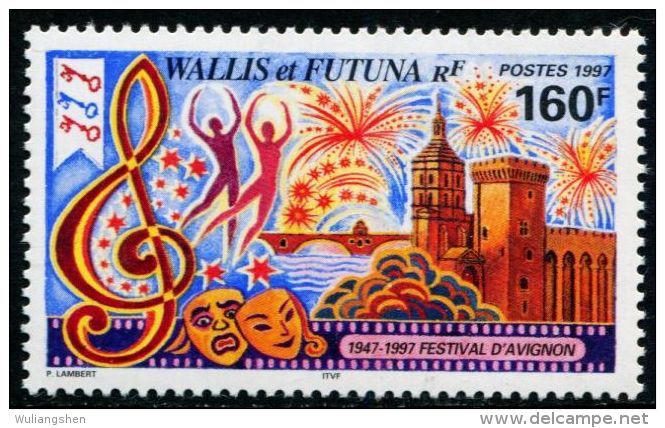 FN1341 Wallis Futuna 1997 Arts Festival 1v MNH - Ongebruikt