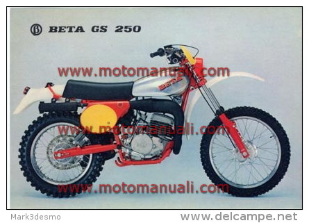 Beta GS 250 1977 Depliant Originale Genuine Factory Brochure Prospekt - Motos