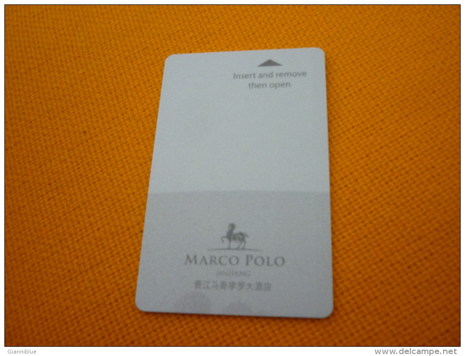 China Jinjiang Marco Polo Hotel Room Key Card (chess Related Horse) - Origine Sconosciuta