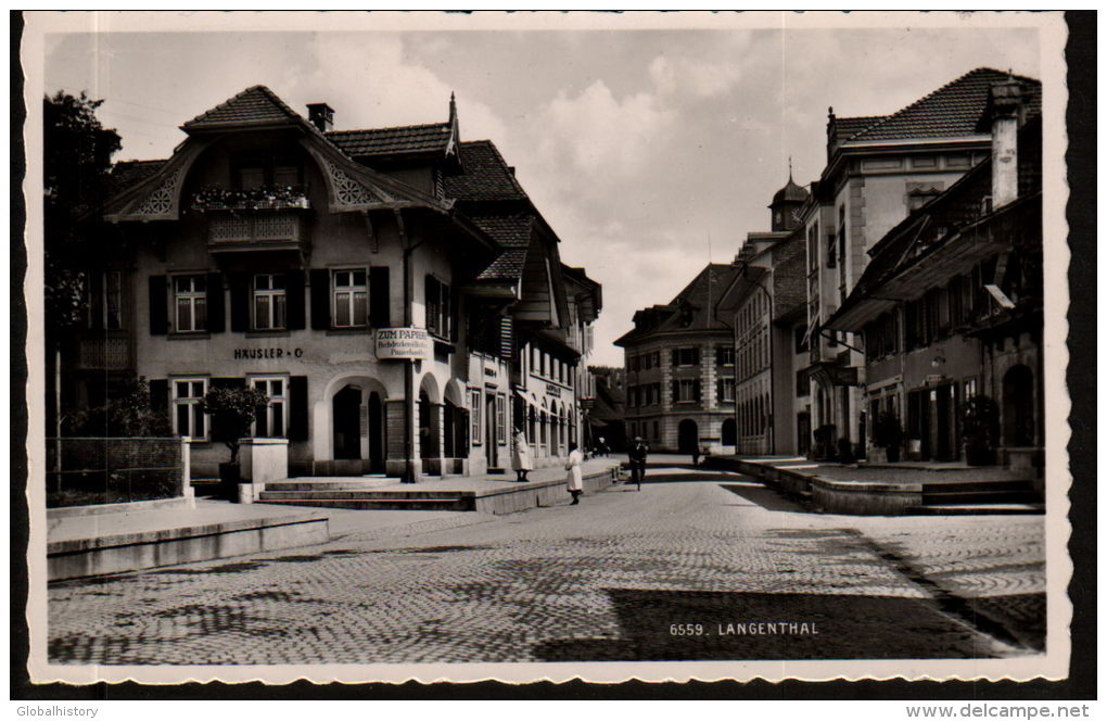 DB5643 - LANGENTHAL - SHOP HÄUSLER - RPPC - Langenthal