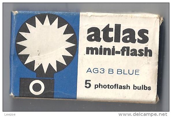 Ampoules AG3 B BLUE 2 PHOTOFLASH BULBS ATLAS - Matériel & Accessoires